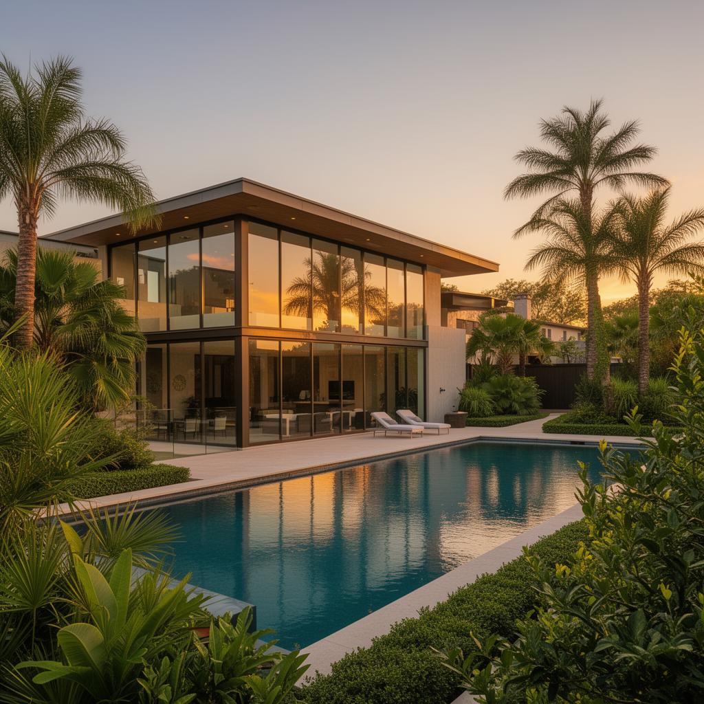 The Glass Atrium in River Oaks, Houston